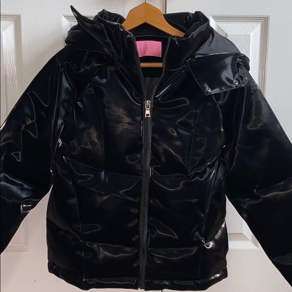 NEVER WORN Azalea Wang Velvet Puffer Jacket